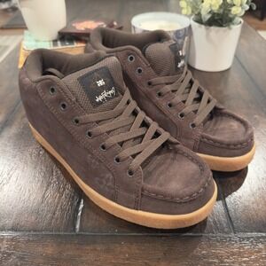 Vintage Ipath Leather Rodriguez Skate Shoes Men's 9.5 Stash Pocket Brown Y2K